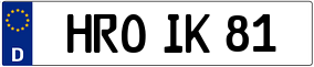Truck License Plate